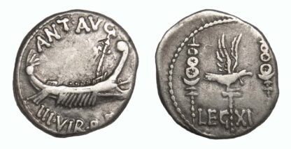 Mark Antony, Silver Denarius