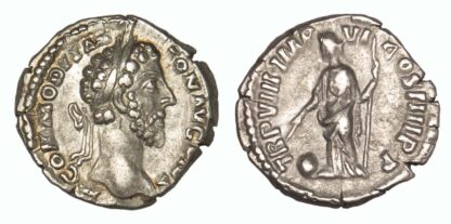 Commodus, Silver Denarius