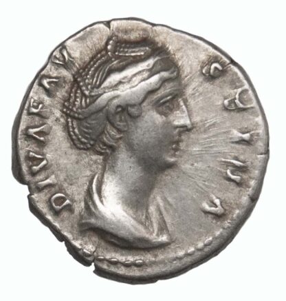 Diva Faustina Senior, Silver Denarius