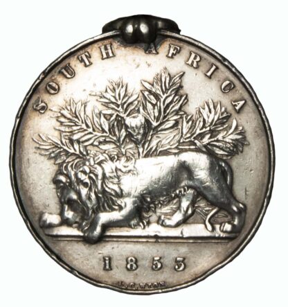 South Africa Medal 1834-53 awarded to Private Patrick Brady with Papers