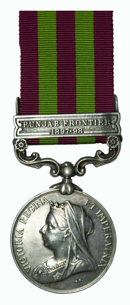 India Medal 1895-1902, QVR to Pte. J. McNicoll