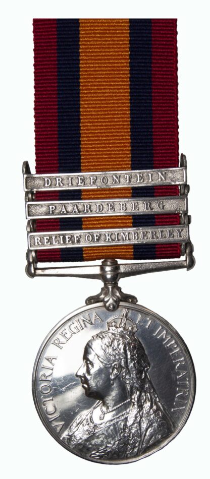Queen’s South Africa Medal, 2nd type, to Sergeant P. Foulkes