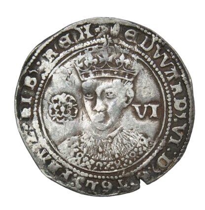 Edward VI (1547-53) Third Period, Sixpence,