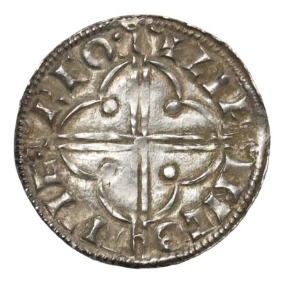 Canute (1016-35) Quatrefoil Penny, Hertford mint, moneyer Lifinc.