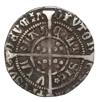 Henry VI (First Reign) 1422-61, Halfgroat, Calais. (Rosette-Mascle)