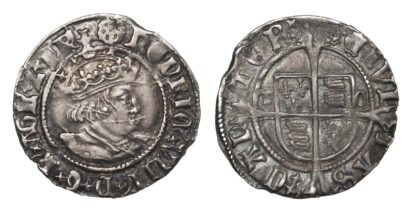 Henry VIII (1509-47) Halfgroat, Canterbury