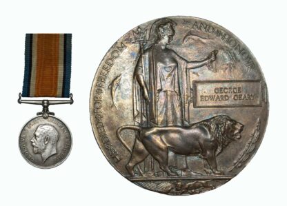 The Great War Canadian Company Sergeant Major to Company Sergeant Major G.E. Geary MC