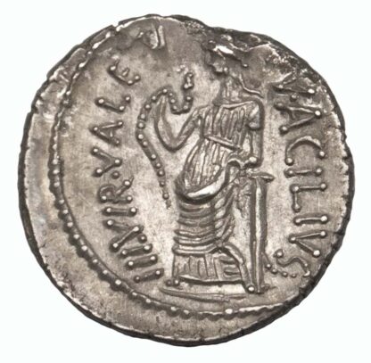 Roman Republic, M. Glabrio, Silver Denarius