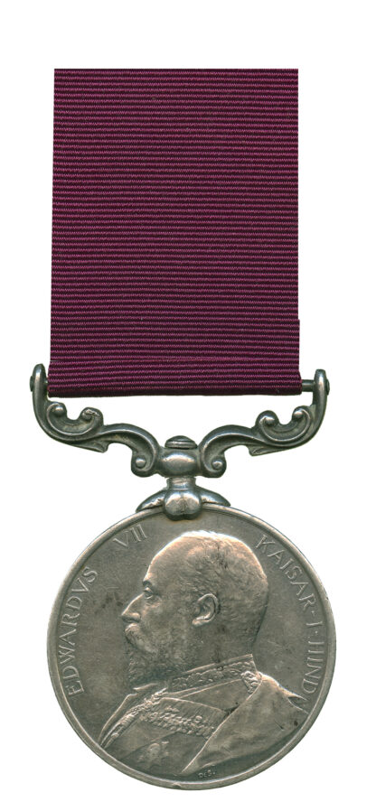 Indian Long Service and Good Conduct Medal to Sowar Bakram Singh