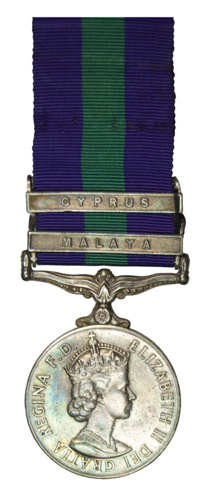 General Service Medal 1918-62 to Cpl A. Cormack