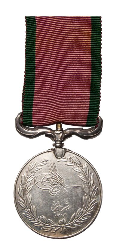 Turkish Crimea Medal 1855 to Serjt. F Bussell M.T.