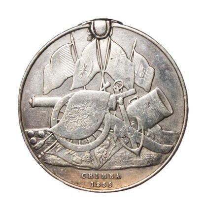 Turkish Crimea Medal 1855 to Serjt. F Bussell M.T.
