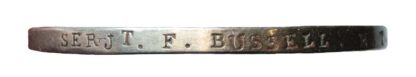 Turkish Crimea Medal 1855 to Serjt. F Bussell M.T.