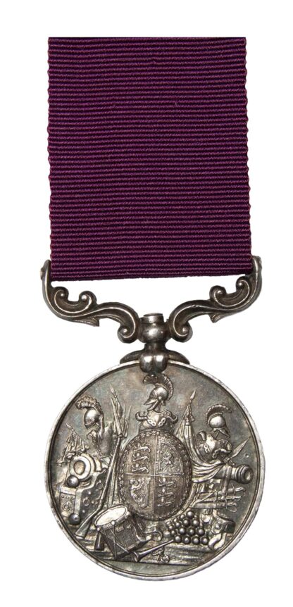 An Army Long Service and Good Conduct Medal to Quarter Master Sergeant John Woodford