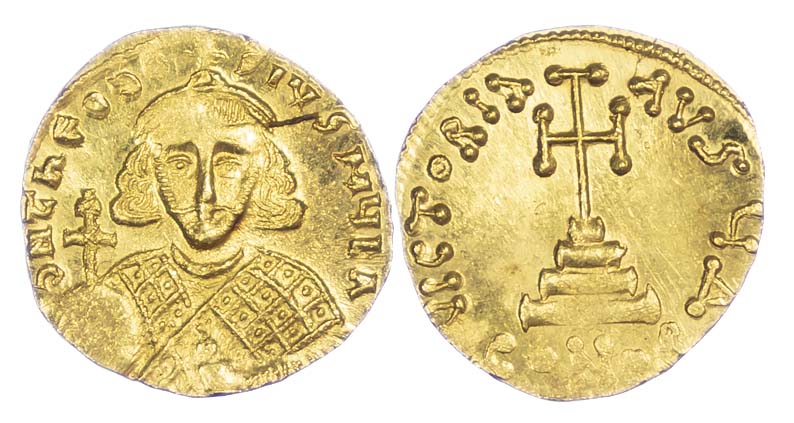 Theodosius III Gold Solidus