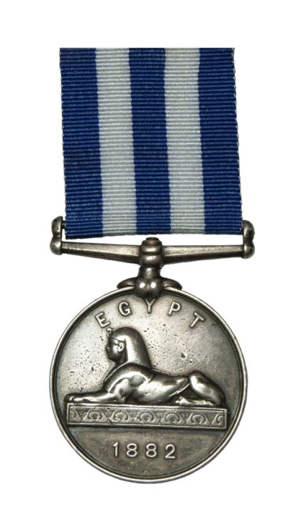 A Royal Navy Egypt Medal 1882-89 to Private T. Hodgetts