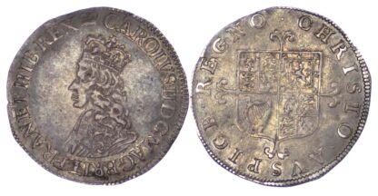 Charles II, Sixpence, first hammered issue