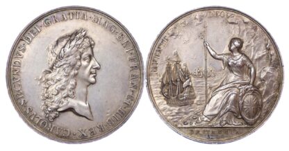 Charles II, The Peace of Breda, Silver Medal, 1667