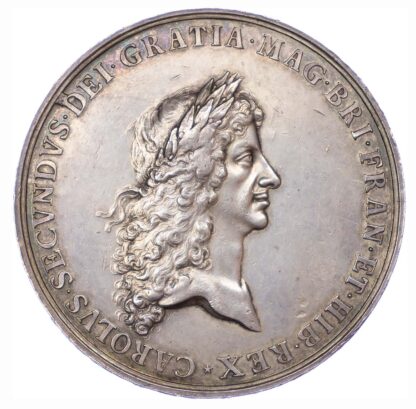 Charles II, The Peace of Breda, Silver Medal, 1667