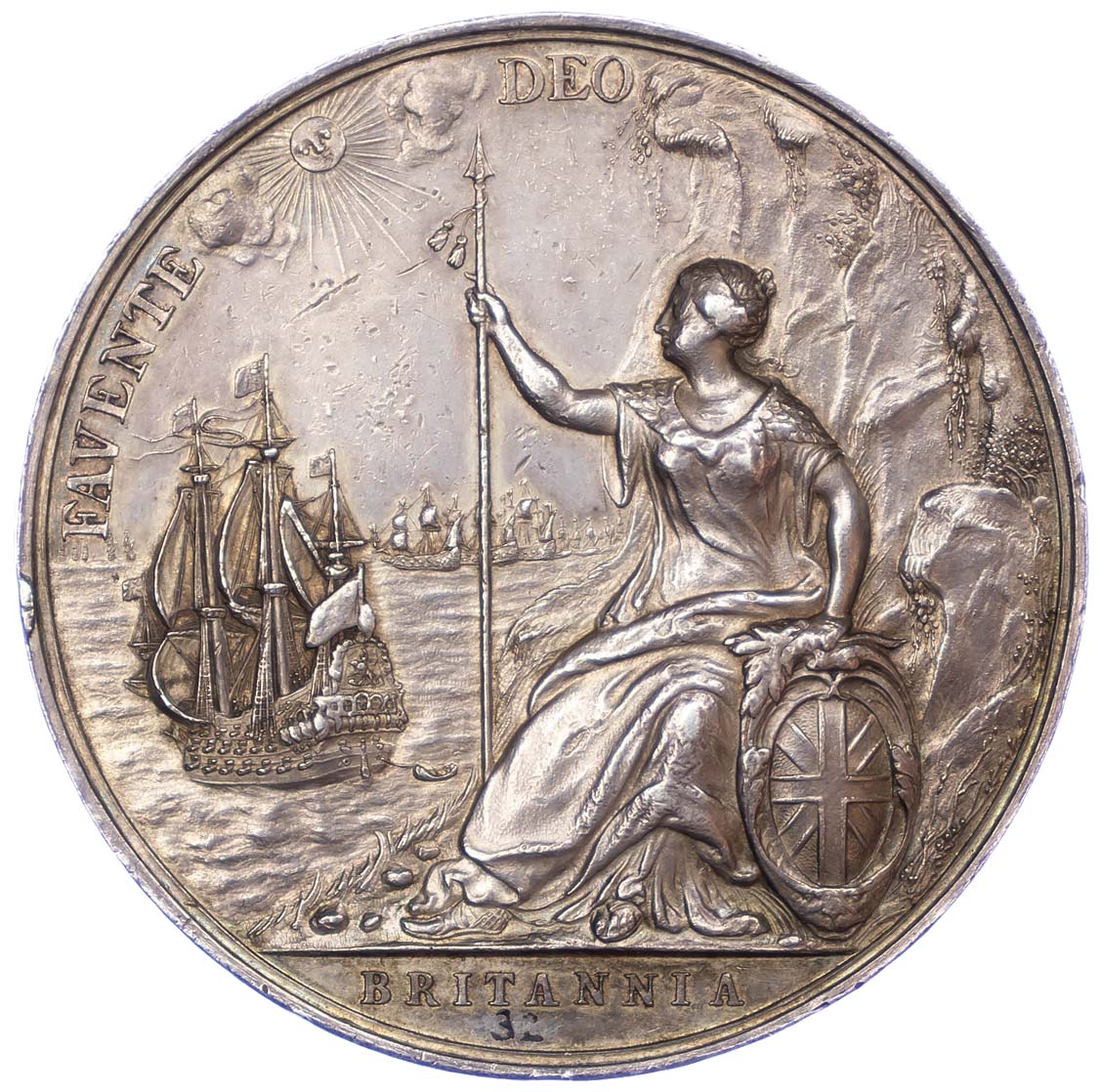 Charles II, The Peace of Breda, Silver Medal, 1667