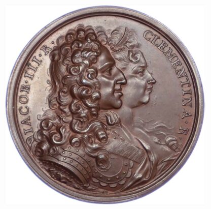 Jacobite, Birth of Prince Charles, Copper Medal 1720