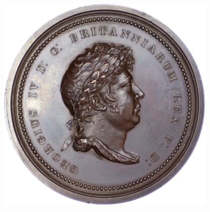 George IV, Coronation 1821, Copper medal