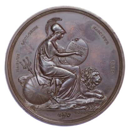 George IV, Coronation 1821, Copper medal
