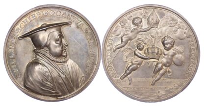 Great Britain, Archbishop Laud Executed, 1644, Silver Medal