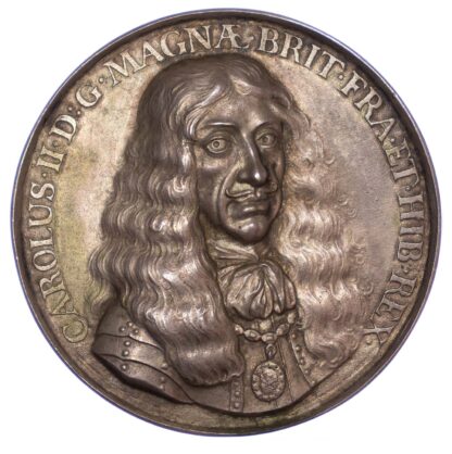 Charles II, Scheveningen, 1660, Silver Medal