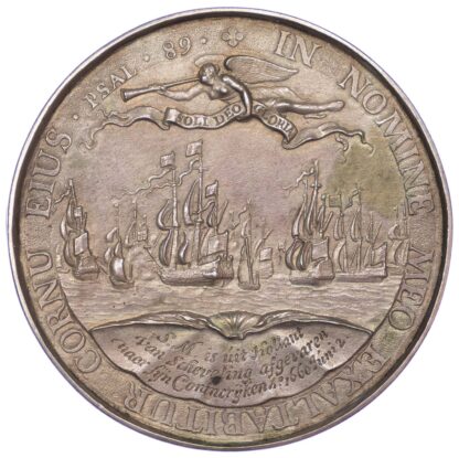 Charles II, Scheveningen, 1660, Silver Medal