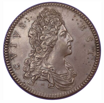 Jacobite, Attempted Invasion of Scotland, 1708, Copper Medal