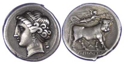 Campania, Neapolis, Silver Didrachm