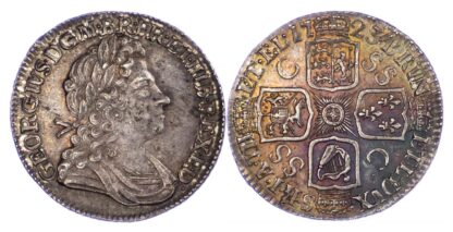 George I, 1723, South Sea Company Shilling.