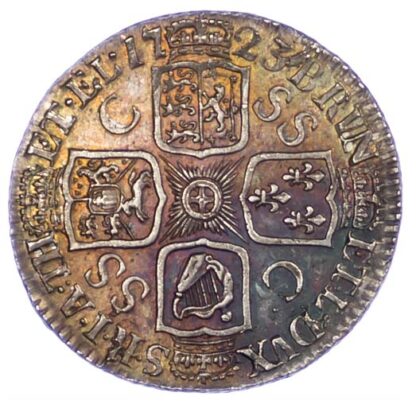 George I, 1723, South Sea Company Shilling.