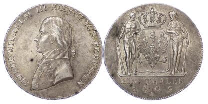 Germany, Prussia, Friedrich Wilhelm III, 1809 Silver Taler