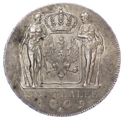 Germany, Prussia, Friedrich Wilhelm III, 1809 Silver Taler