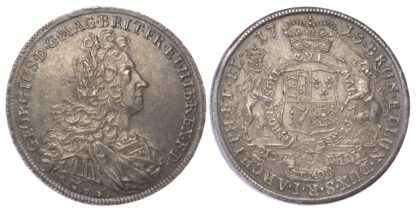 Germany, Brunswick-Lüneburg, Georg Ludwig (George I of England, 1714-27), silver Taler