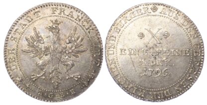 Germany, Frankfurt, silver Taler, 1796 HGBH