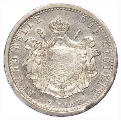 Italy, Naples, Joachim Murat (1808-15), silver 5 Lire, 1813