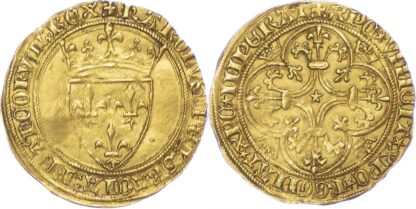 France, Charles VI Ecu d'or a la Couronne