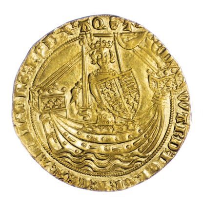 Edward III Noble S1502 - GVF to Near EF