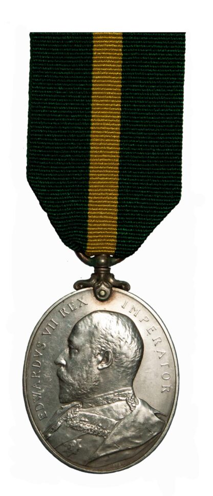 Territorial Force Efficiency Medal to Sapper J. Wood