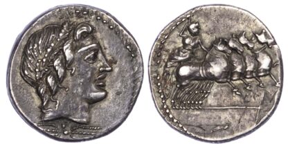 Roman Republic, Anonymous, Silver Denarius