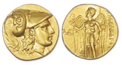 Alexander the Great, Gold Stater, lifetime issue