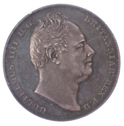 1834 William IV Proof Silver Crown Proof 64 Cameo