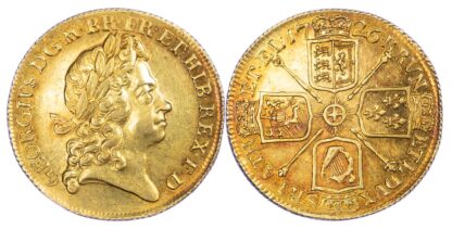 George I, 1726 Two Guineas About Extremely Fine