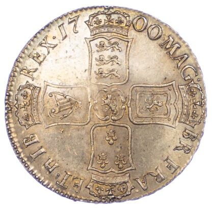 William III, Crown, 1700, DVODECIMO edge