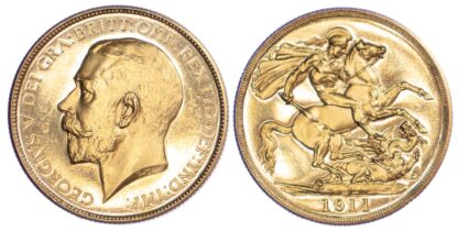 George V, 1911 Proof Two Pounds
