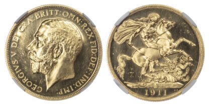 George V, 1911 Proof Two Pounds