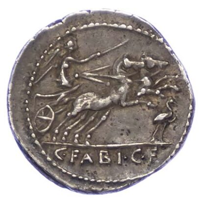 Roman Republic, C. Fabius C. f. Hadrianus, Silver Denarius